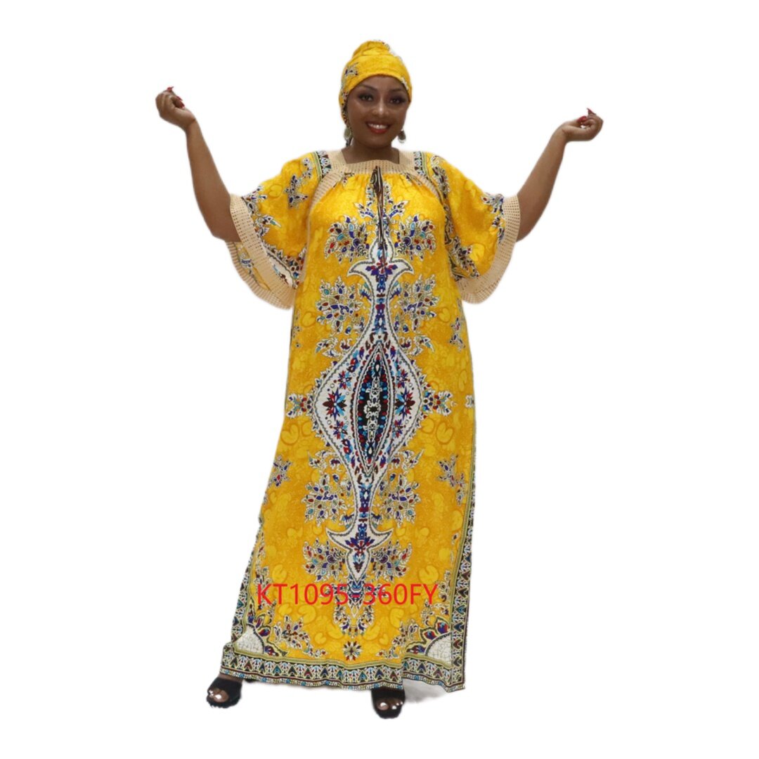 africaine robe imprimée maxi de grand taille