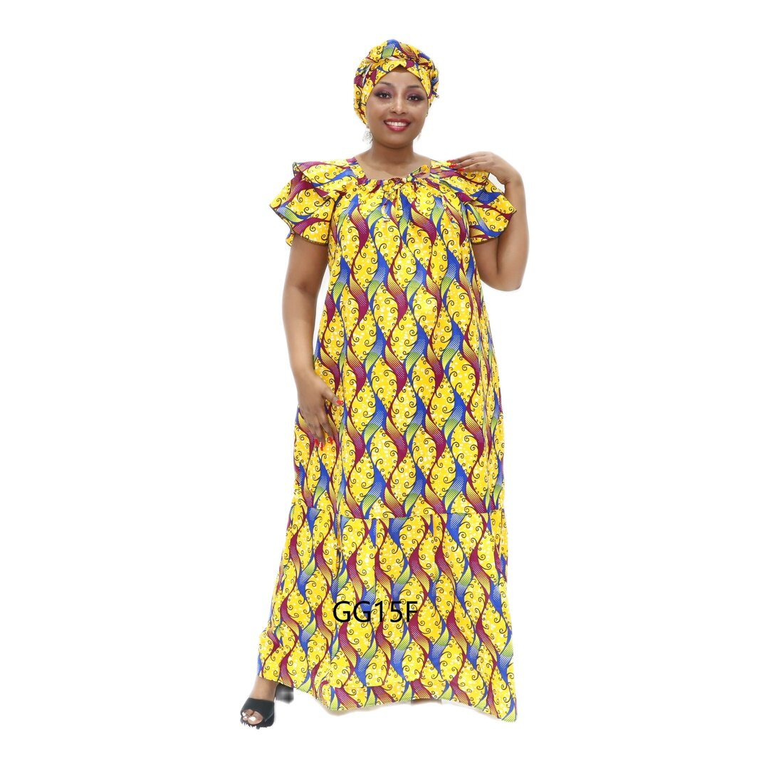 vestido dashiki amarelo, vestido midi dashiki