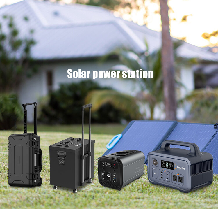 Portable For Camping Panel Solar Station Power With