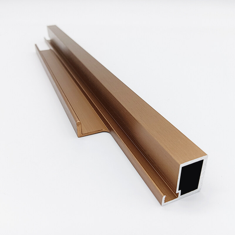 20mm thumb-shape handle Frame Cabinet Door profile