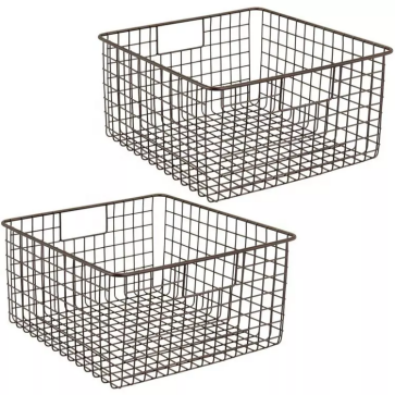 metal wire storage basket,household storage products,metal line storage basket,iron mesh storage basket,family storage basket