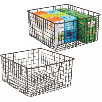 Simple Design Multi Functional Metal Wire Storage Basket