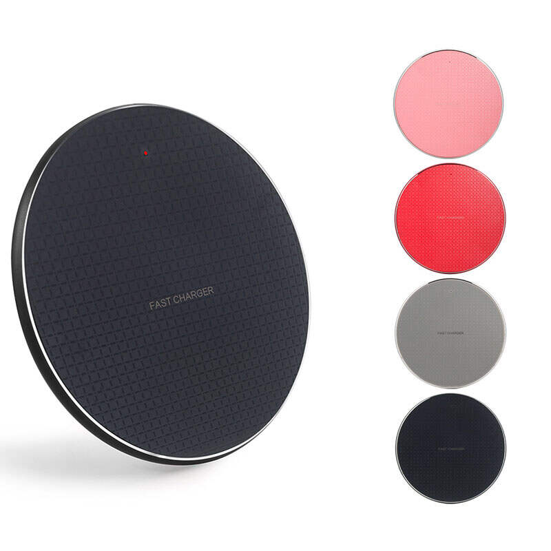 10W/15W QI LED Fast Charging LED Portable Universal Mobile Phone Wireless Charger Pad