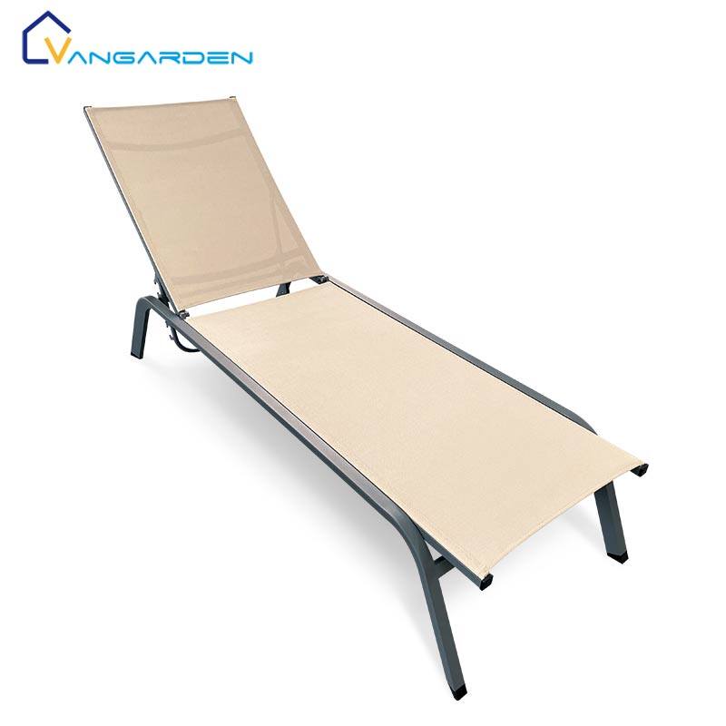 Garden Outdoor Swimming Pool Chair Portable Wholesale Beach Aluminium Sun Lounger