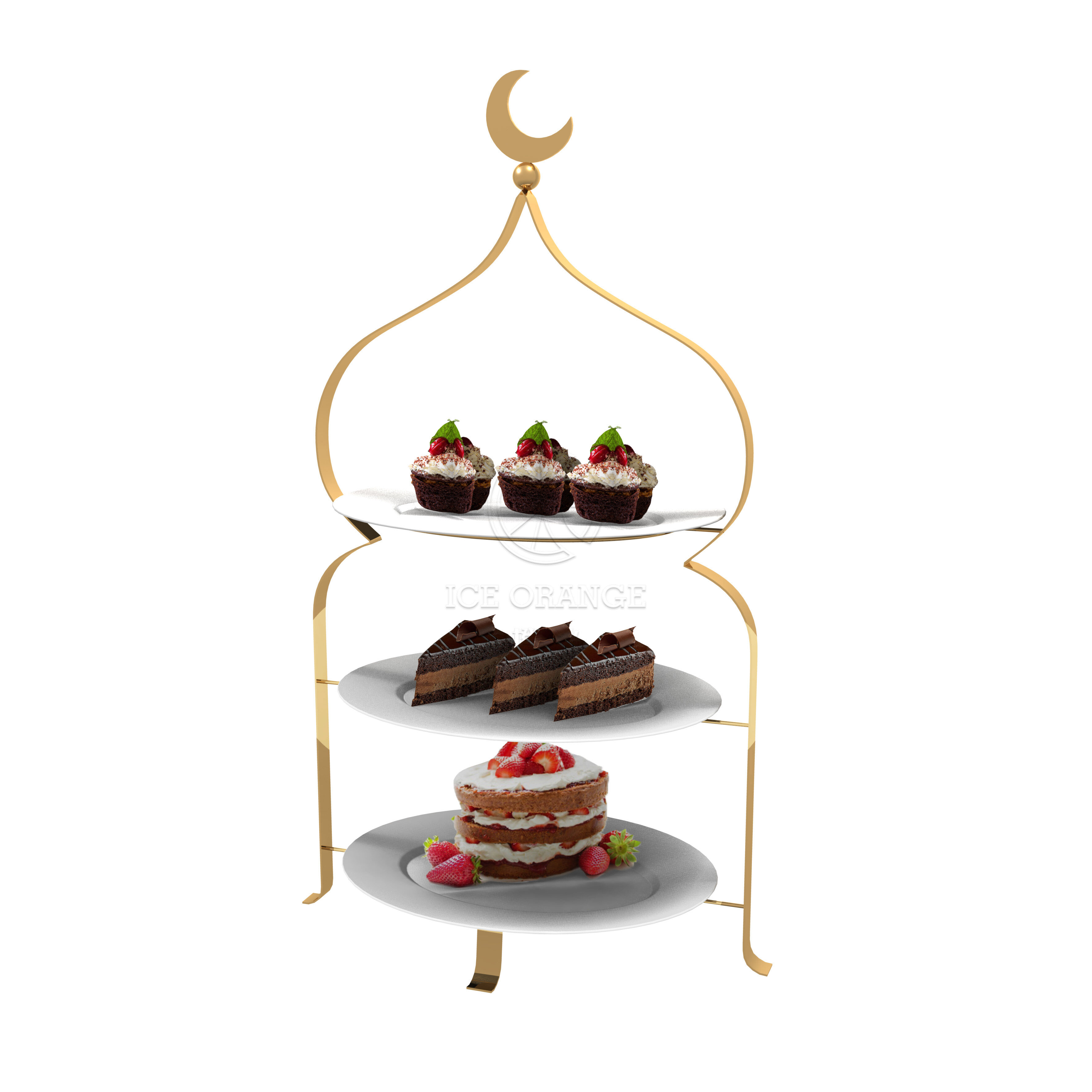 Ramadan Masjid Mosque Cake Stand