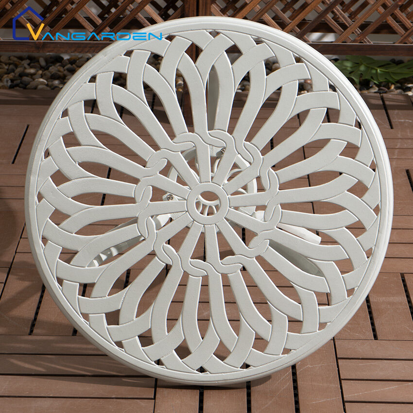 cast aluminum garden table