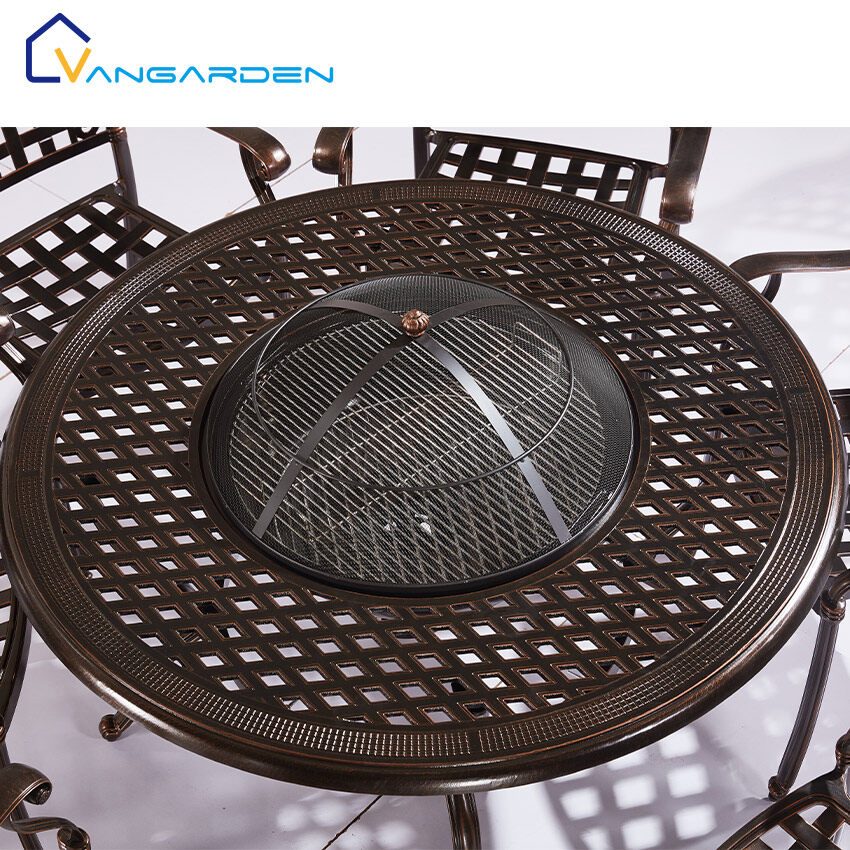 2022 Luxury High Quality Outdoor Furniture BBQ Set In Foshan Patio Furniture Restaurant