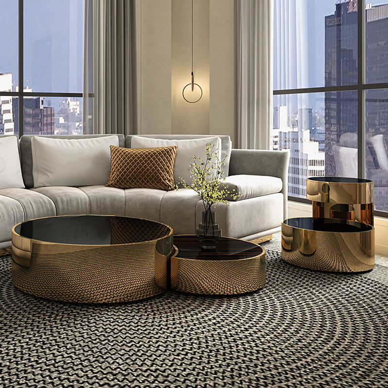 large round ottoman coffee table