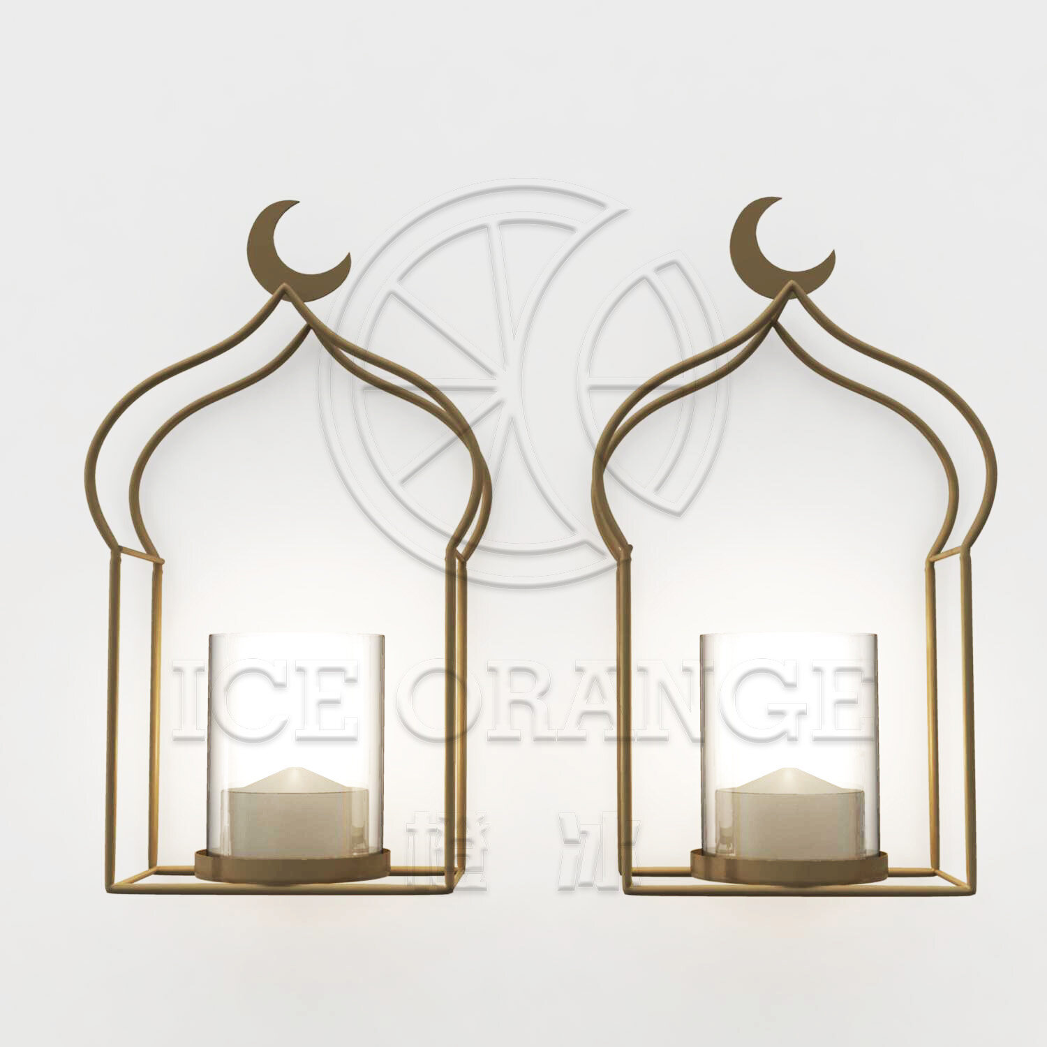Muslim Decoration Gold Lantern