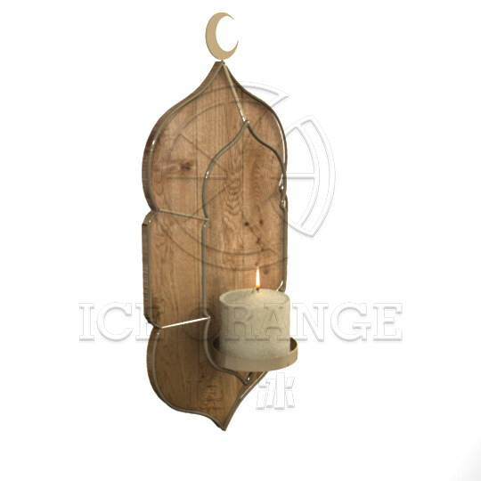 Bulk Muslim Metal lantern candle holders