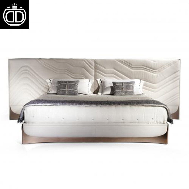 Nubuck Luxurious Upholstery Bed
