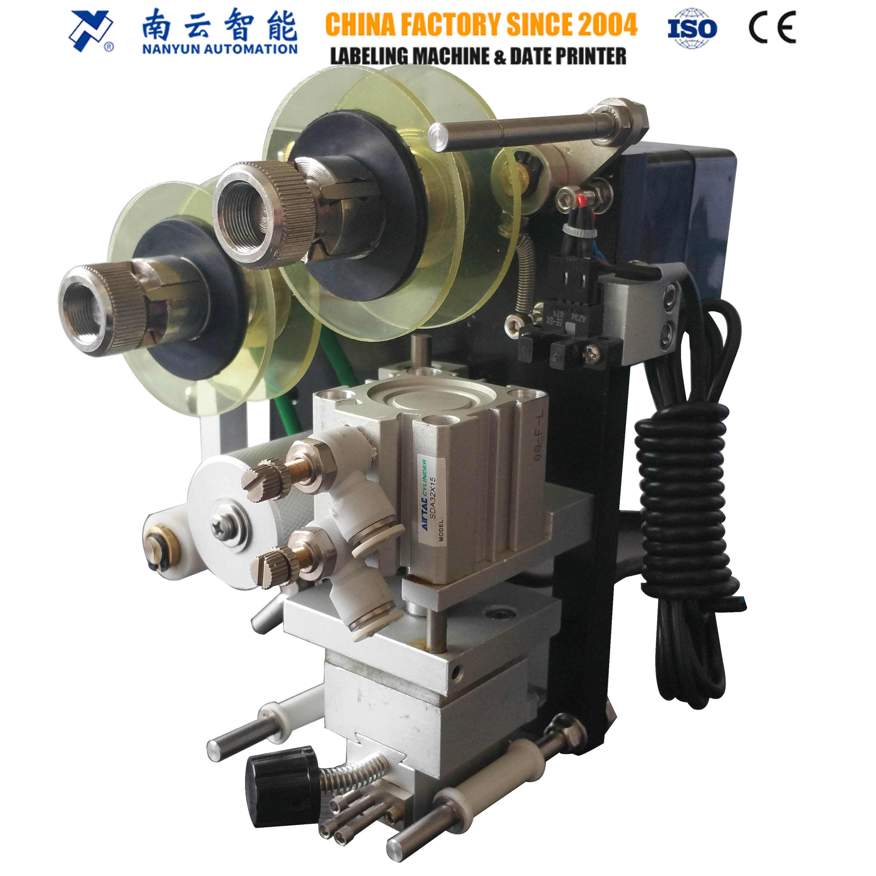 NY-803B Pneumatic Stamping Ribbon Date Coder for VFFS, HFFS, Labeling Machine