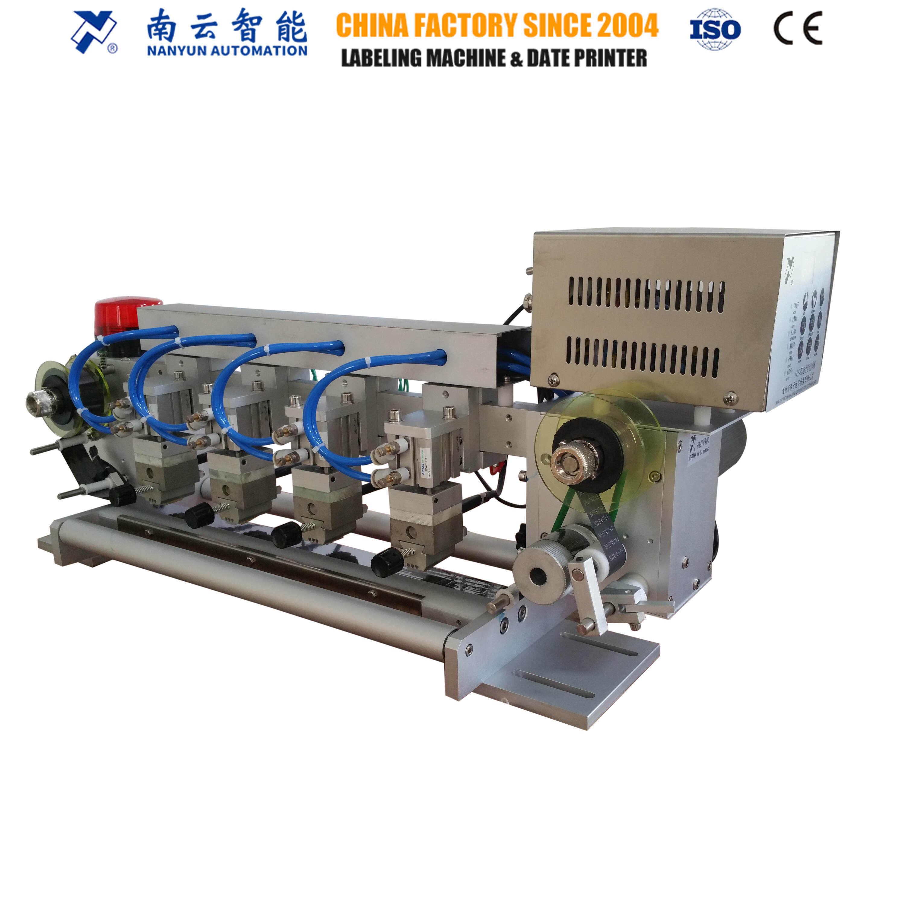 NY-806A Multihead Hot Stamping Ribbon Coder For VFFS