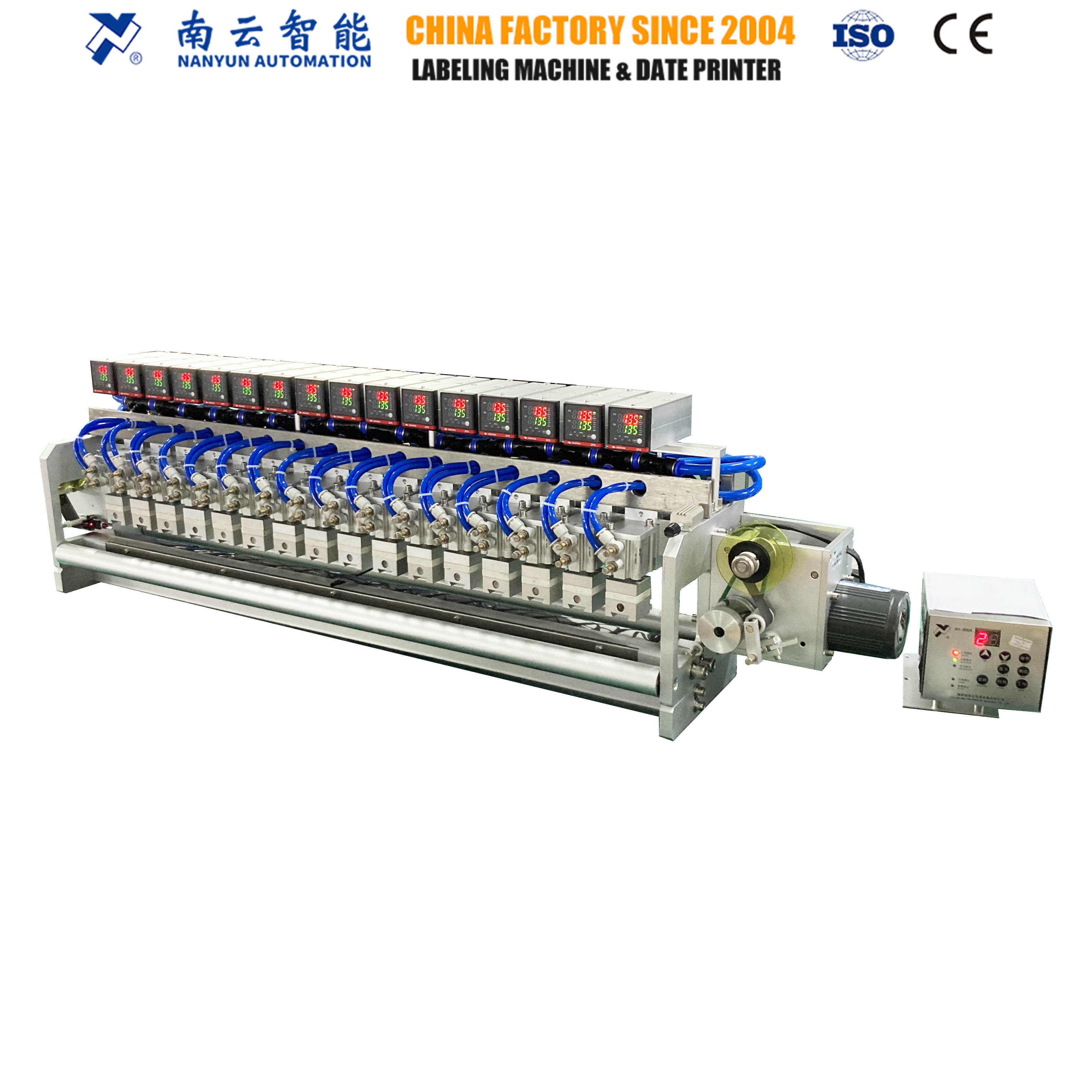 NY-806A Multihead Hot Stamping Ribbon Coder For VFFS