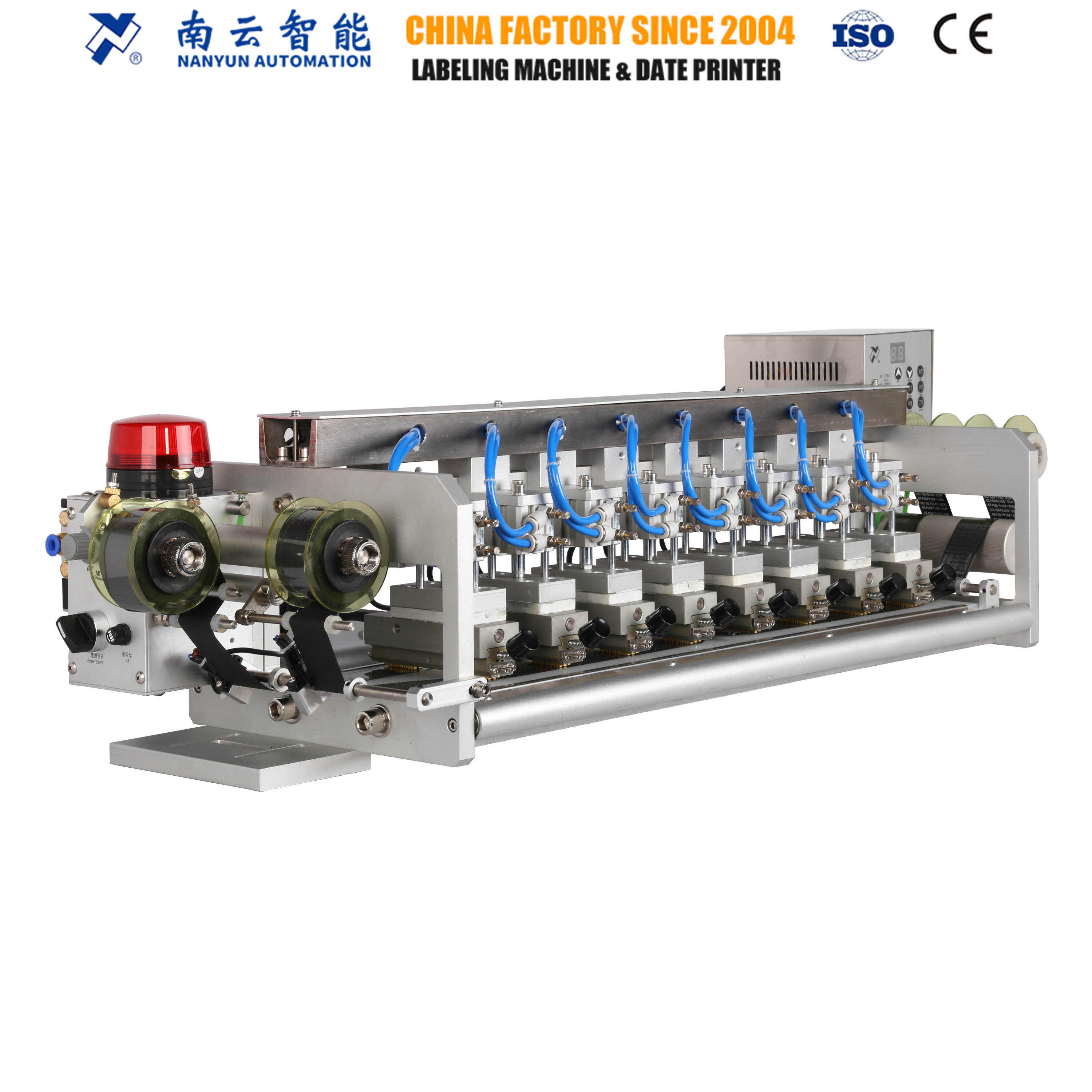 NY-806A Multihead Hot Stamping Ribbon Coder For VFFS