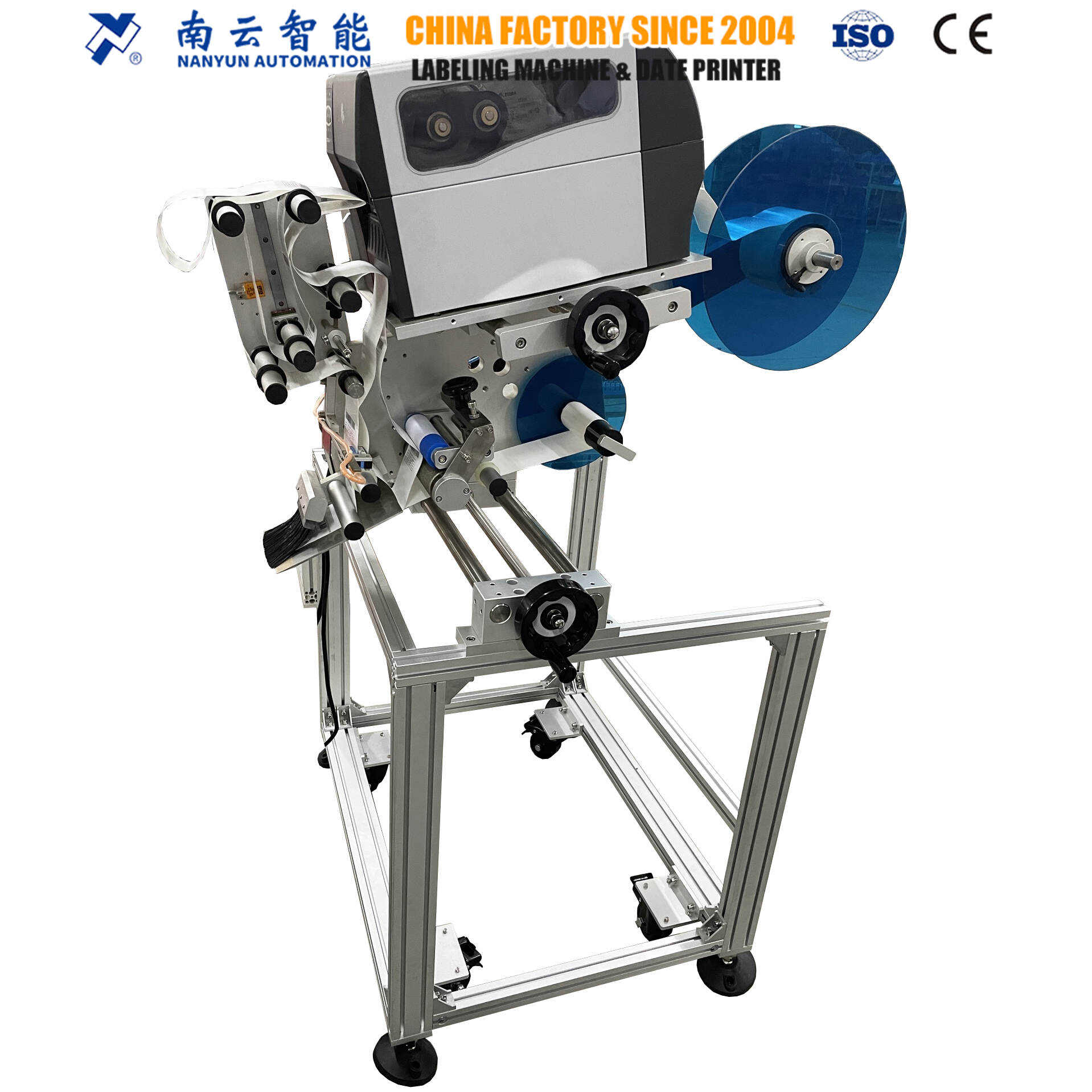 NY-817M Movable Standalone Top Labeler