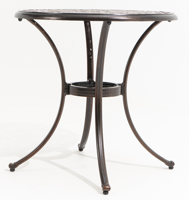 Cast Aluminum Round Table Display