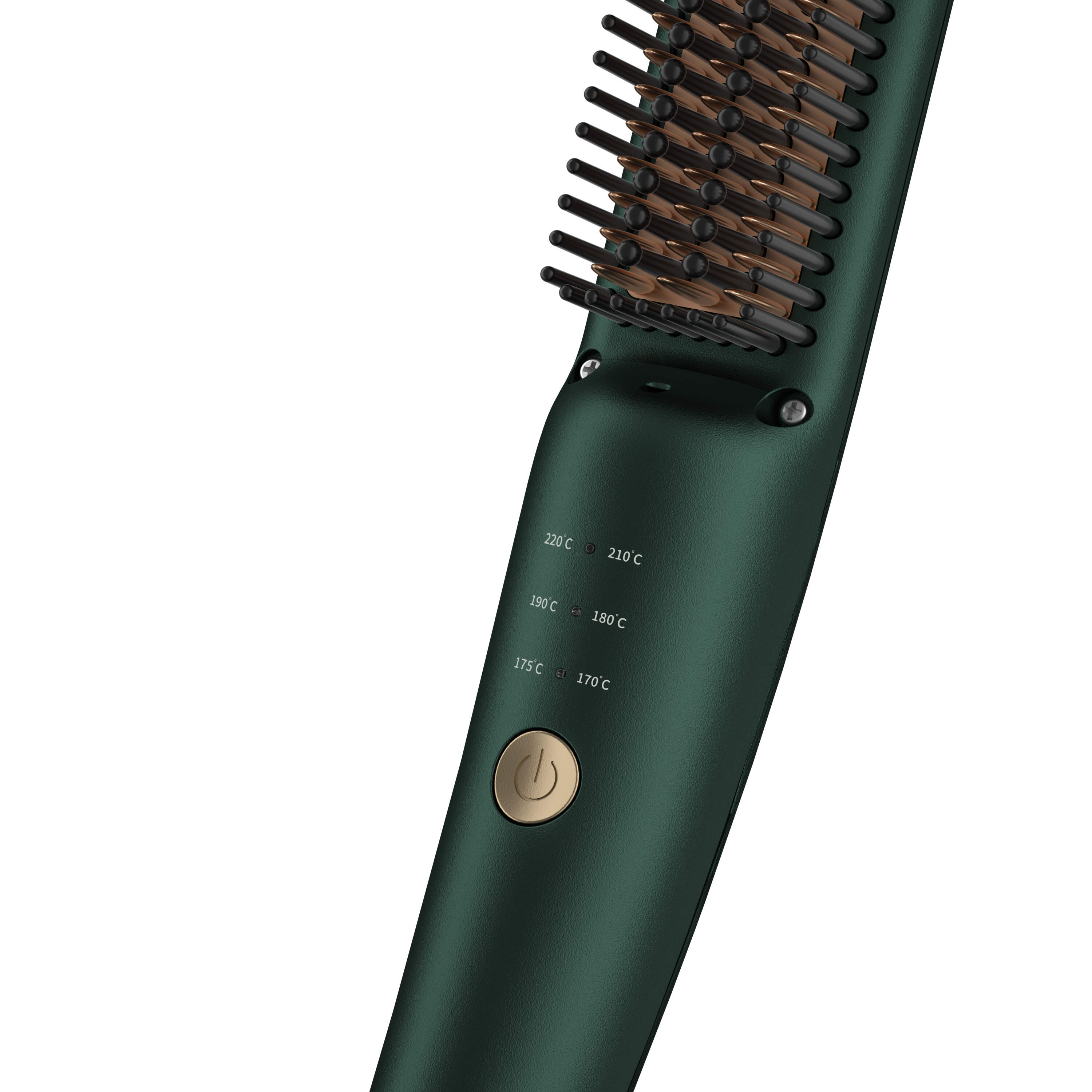 heated ceramic straightening brush