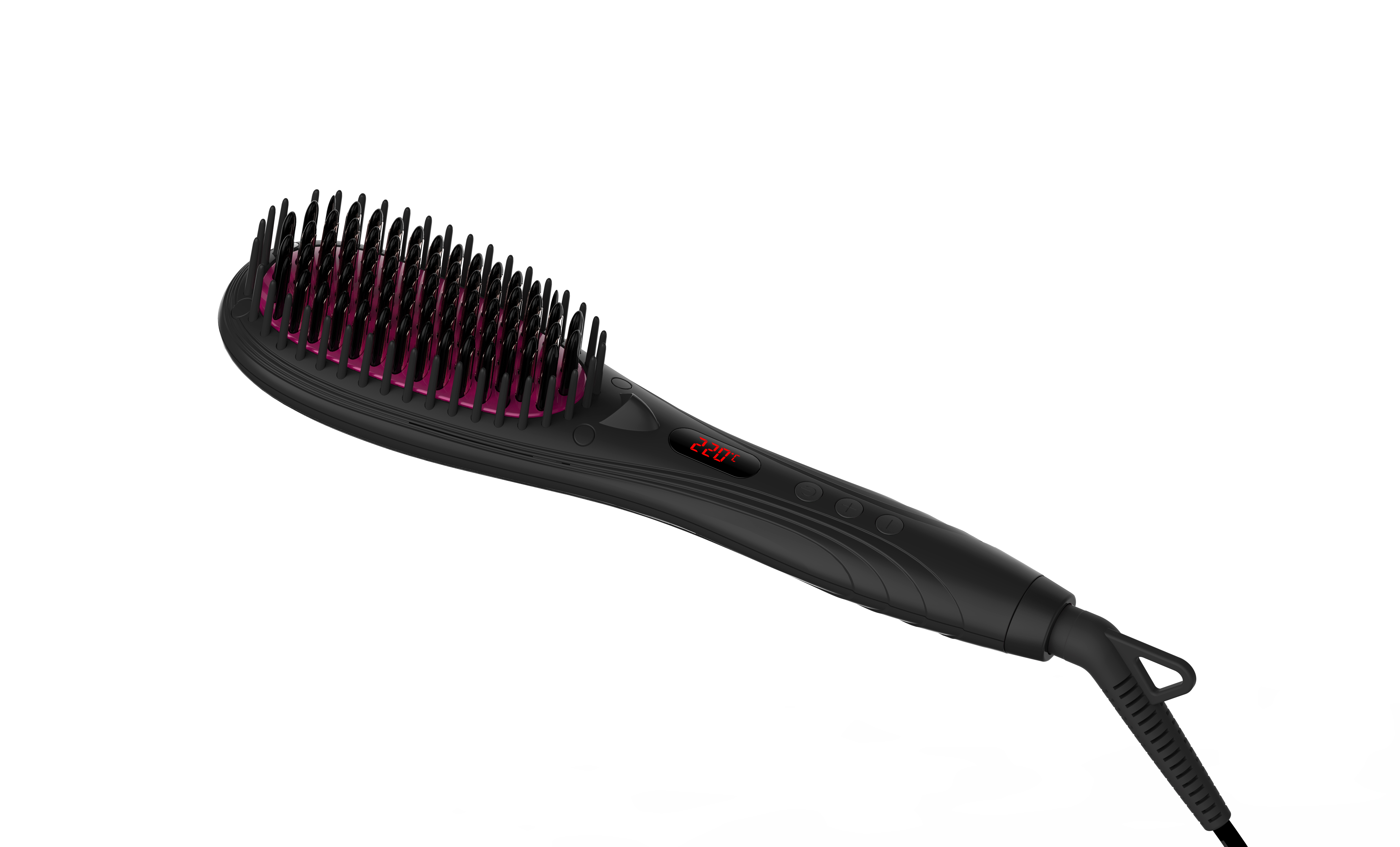 negative anion hair straightening brush
