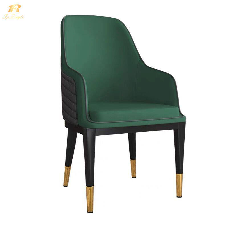 Dining room chairs modern leather luxury wooden chairs Italian Springlegroupfurniture