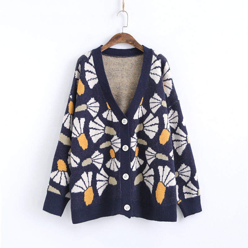 cotton cardigan sweater women