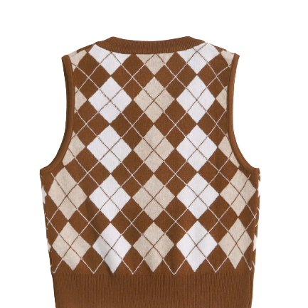 men v neck argyle sweater vest, men argyle sweater vest