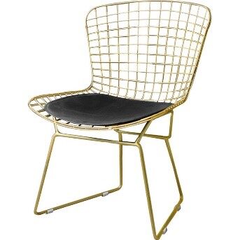 single back chair,makeup chair,leisure single chair,iron mesh chair with cushion,decoration furniture