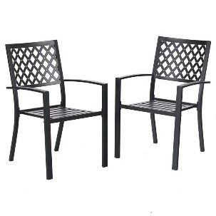 Wrought Iron Outdoor Dining Chair