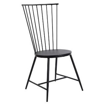 Antique Black Bryce Design Metal Chair