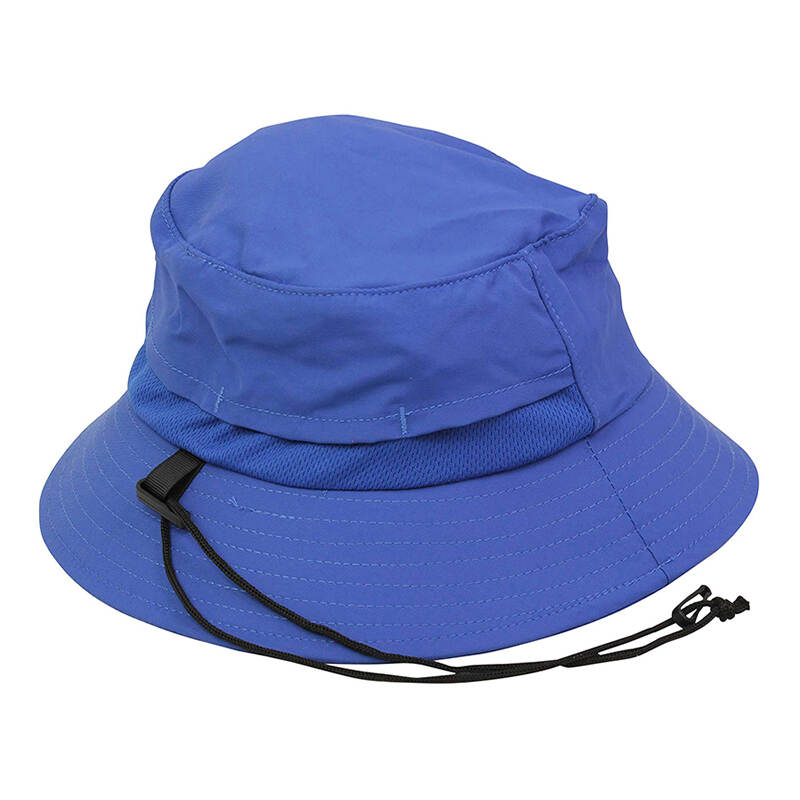 Custom Embroidery Logo Outdoor String Bucket Hat Plain Colour Fisherman Hat With Adjustable Rope