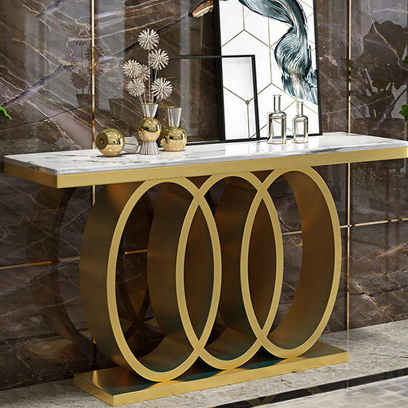 Decorative console table stainless steel artistic console table entranced Springlegroupfurniture