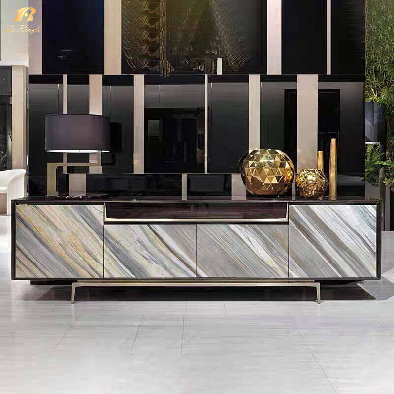 Marble tv stands luxury console modern cabinet designed cabinets Springlegroupfurniture