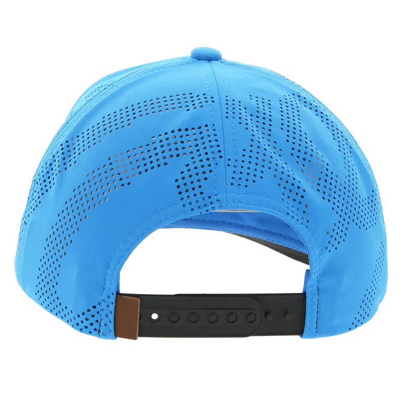 Custom Waterproof 6 Panel Curvd Brim Sports Cap with leather patch