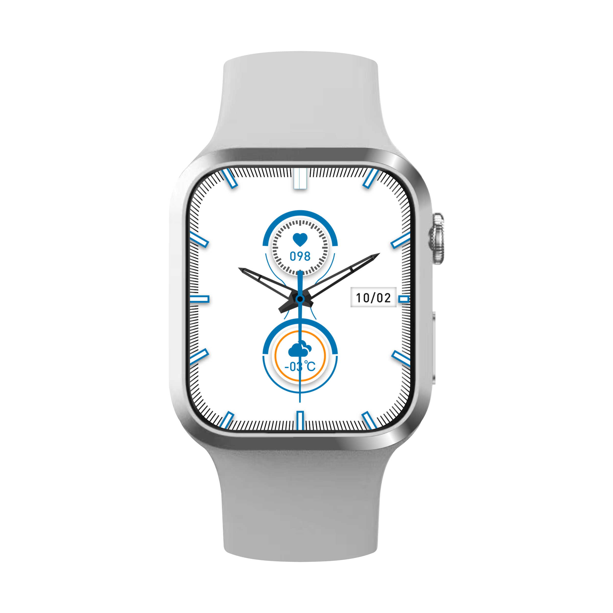 P8Max Smartwatch 1.99 inches 250mAh IP67 5UI NFC Al voice assistant Location sharing Sleep Monitoring