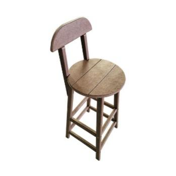 wooden dining chair,antique dining chair,retro high chair,furniture round stool,industrial brown chair