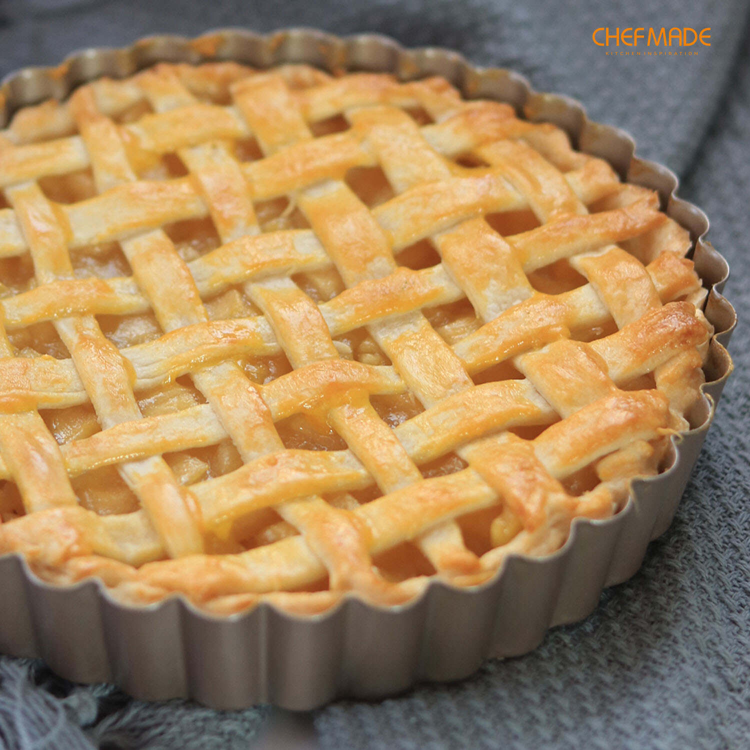 removable bottom fluted tart pan, round tart pan removable bottom