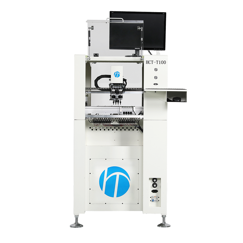 HCT-T100 Small 4 Heads SMD Pick and Place Machine
