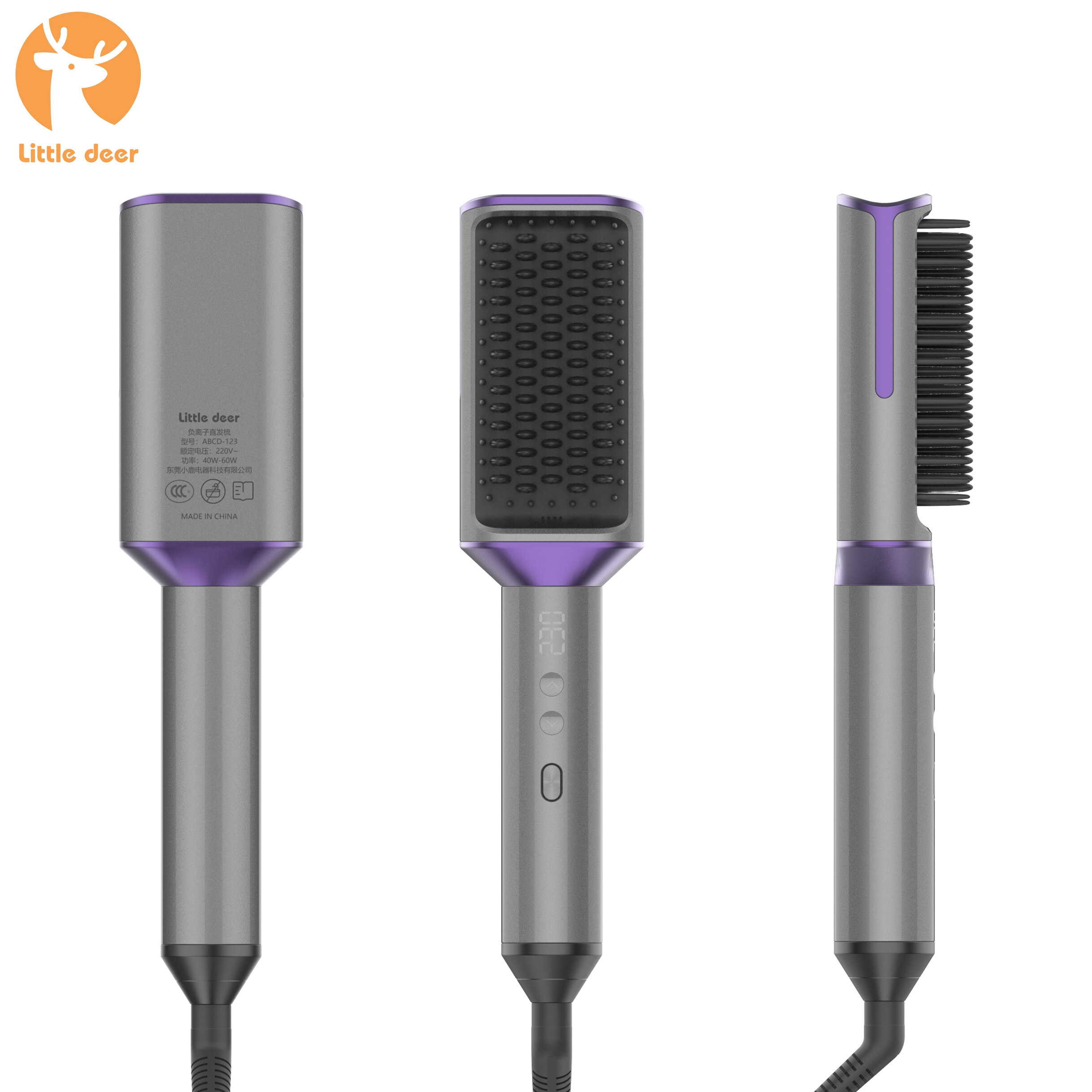 KR023-China hair straightener brush