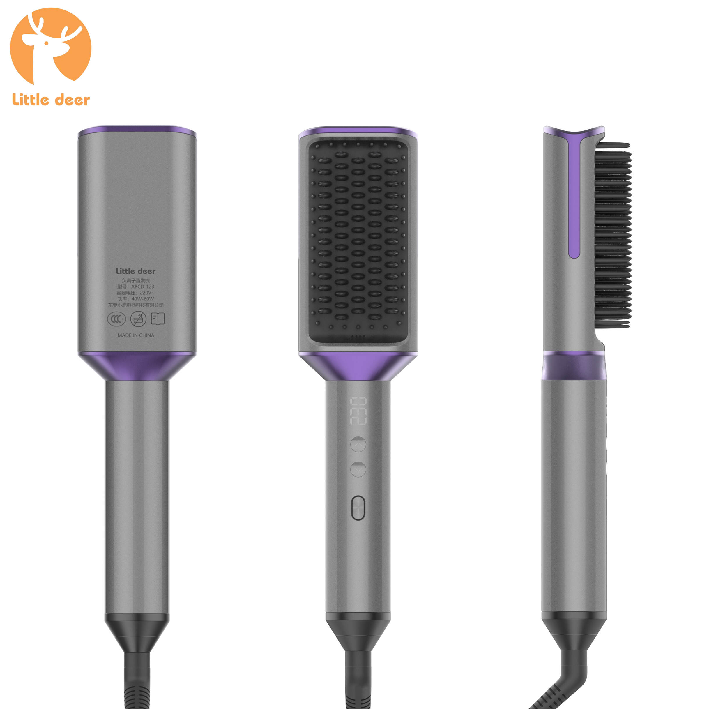 KR023-China hair straightener brush