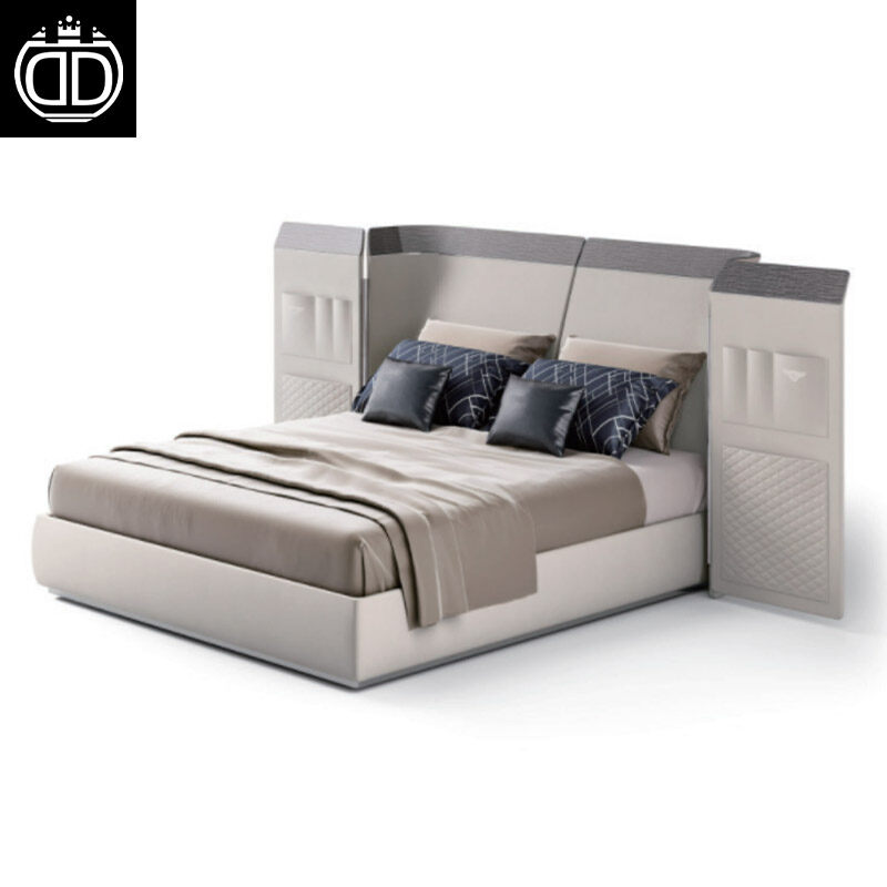 Nappa Fiber Leather Luxury Bed
