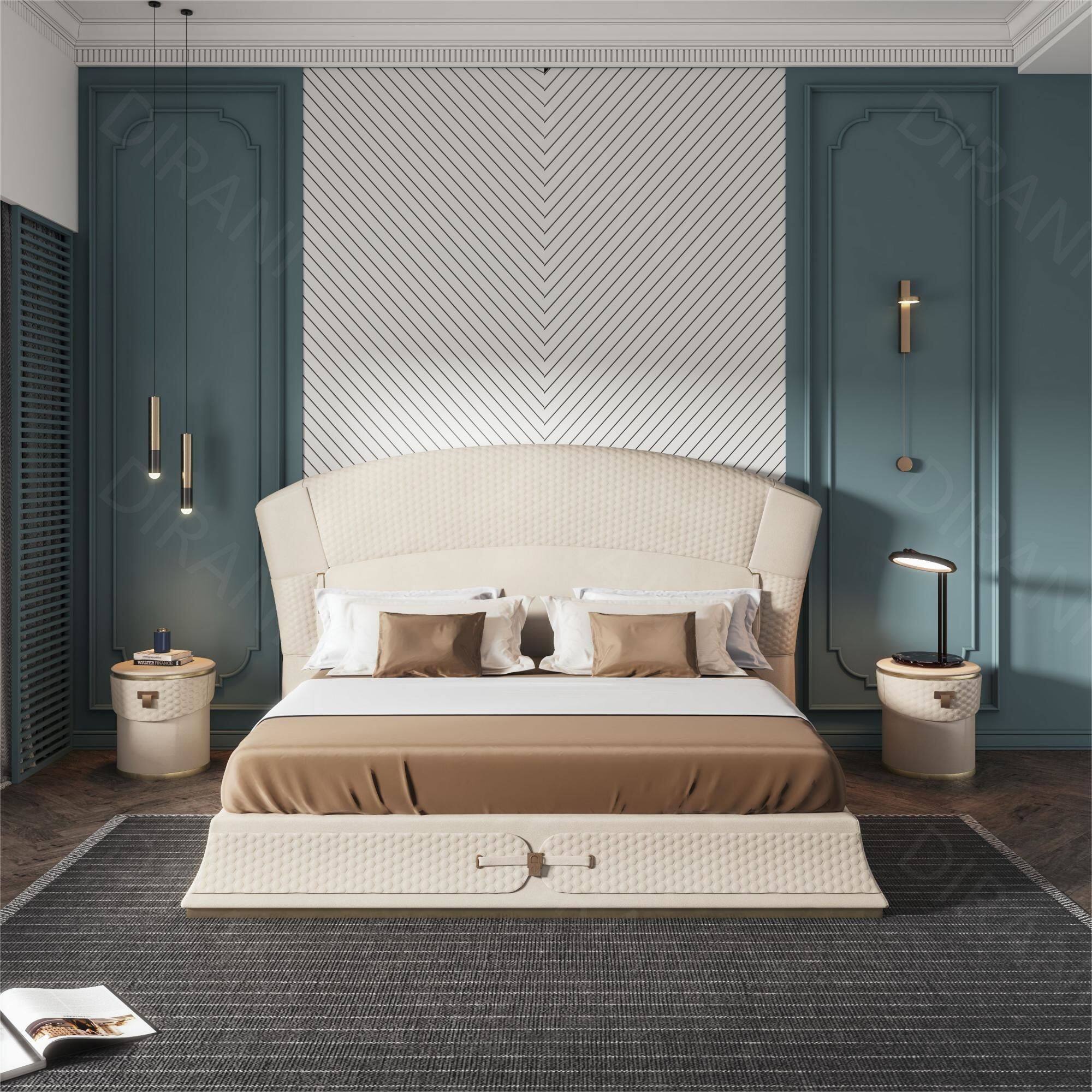 luxury crushed velvet bed