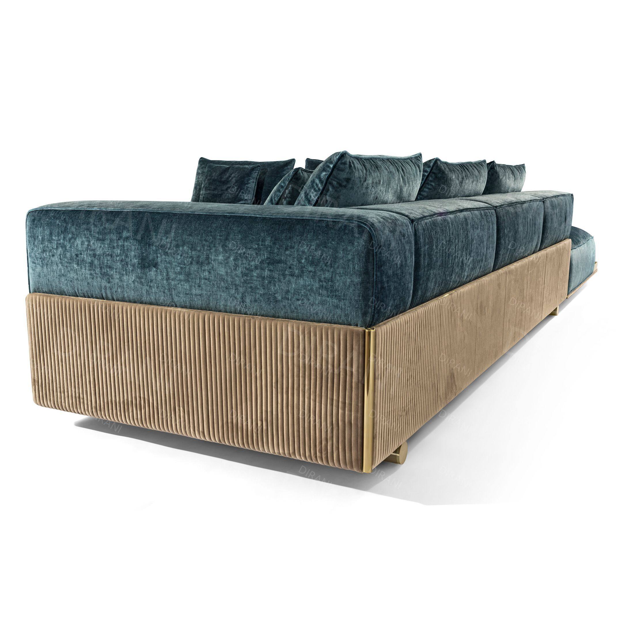 Leather Modern Italian Design Luxury Sofa Set