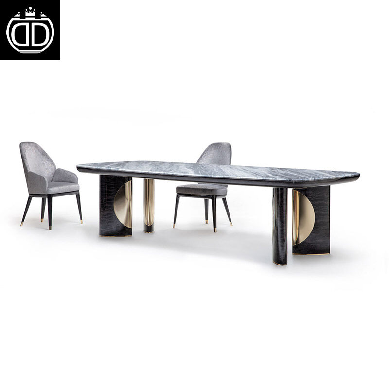 Luxury Wooden Tables Set Modern Dining Table