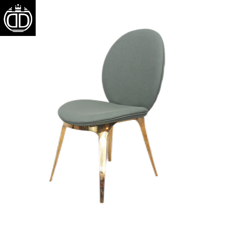 Modern Green Leather Hotel Banquet Dining Chair