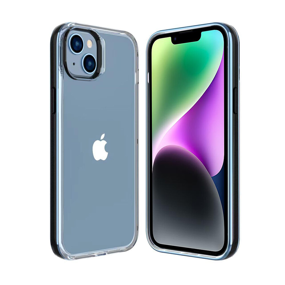 Funda protectora transparente para teléfono móvil de alta calidad con logotipo personalizado, funda antiamarilleo a prueba de golpes para iPhone 14 Pro Max-copy