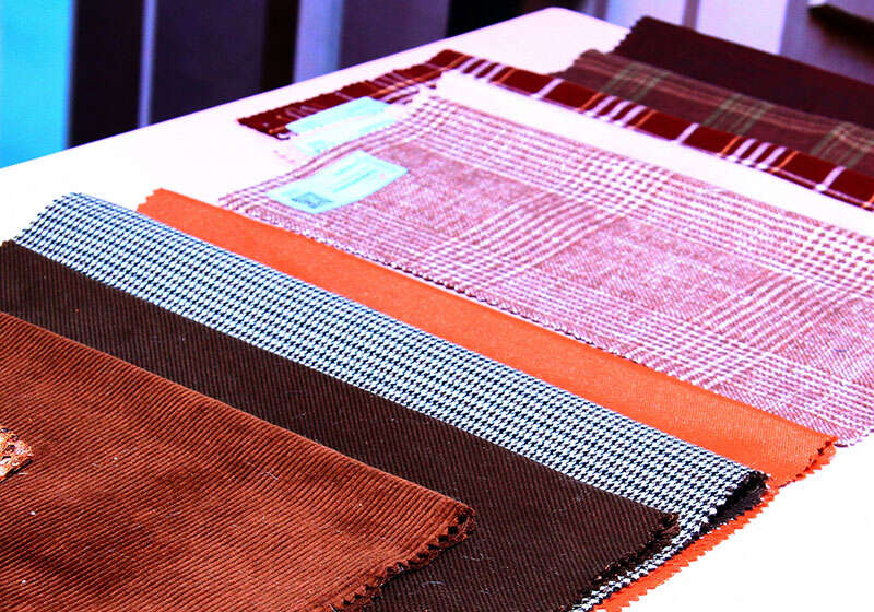 Printed twill peach
