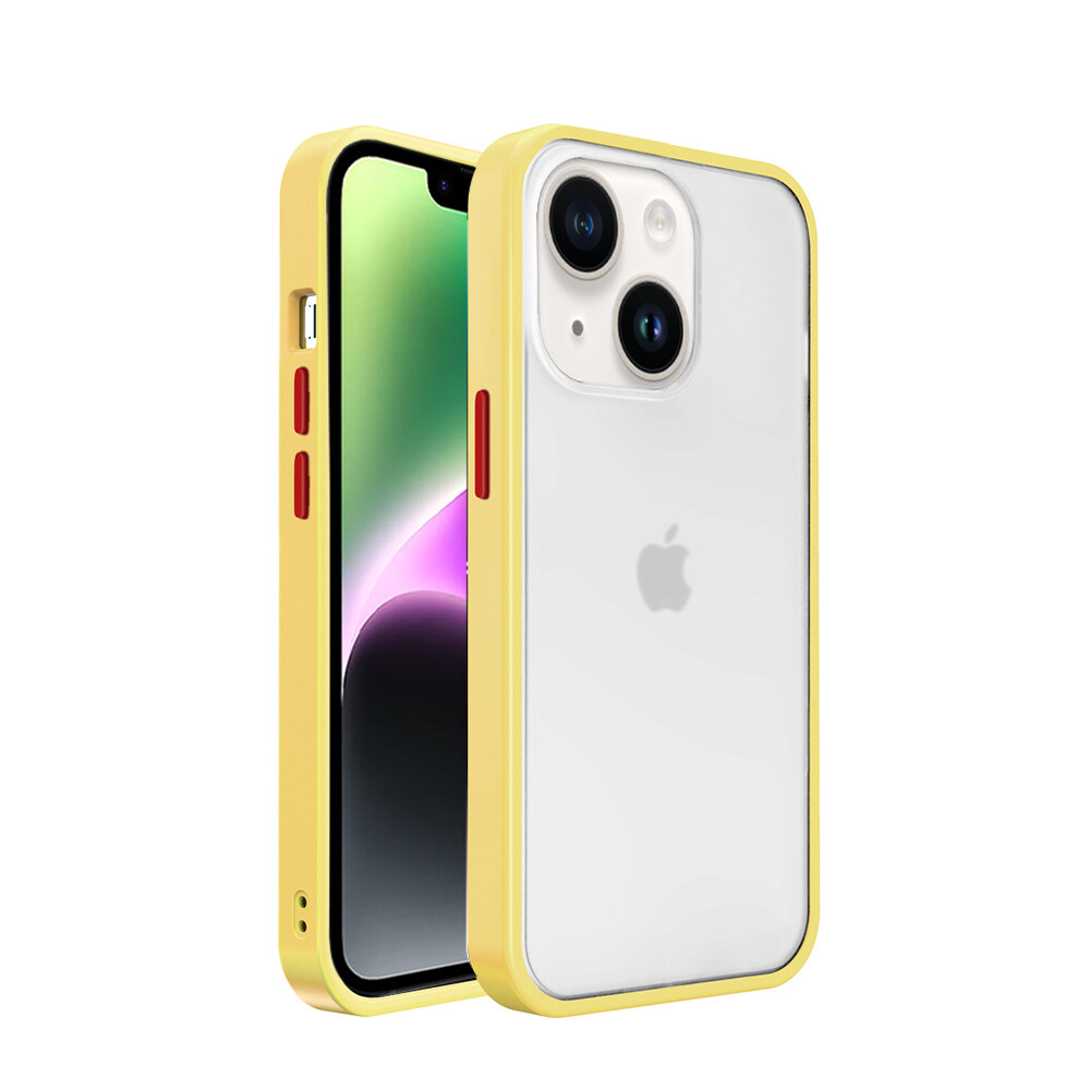 Estuche de lujo a prueba de golpes para iPhone 14 Pro Funda de teléfono mate translúcida de silicona para iPhone 14 Pro