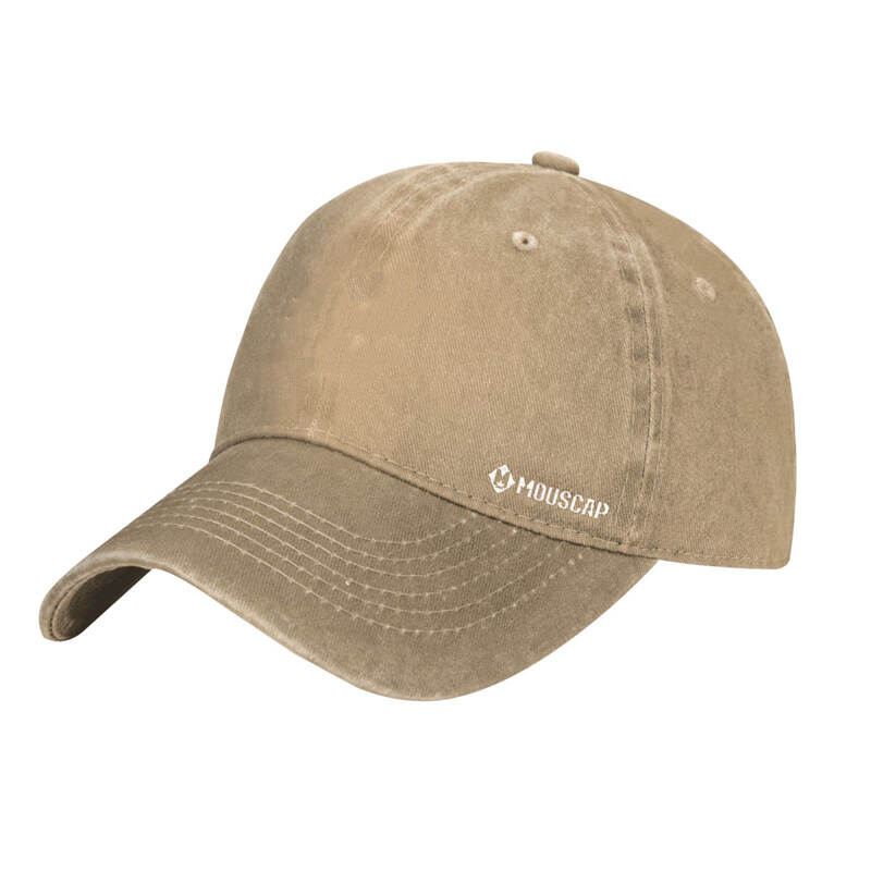 Custom Logo And Colour Washed Cotton Baseball Cap Plain Colour 6 Panel Curved Brim Washed Cotton Dad Hat