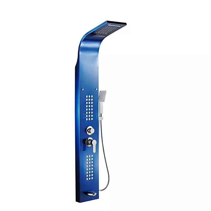 multifunction Shower Panel bathroom wall mounted stainless steel Waterfall shower column set tower Massage Jets Shower Panels