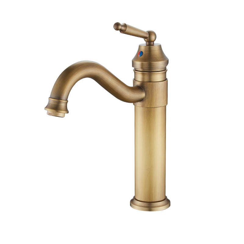 Bathroom sink Faucet Antique Finish Brass Basin Sink Brass Faucets Single Handle Water Mixer Taps bronze faucet